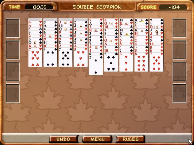 spider solitaire game full screen